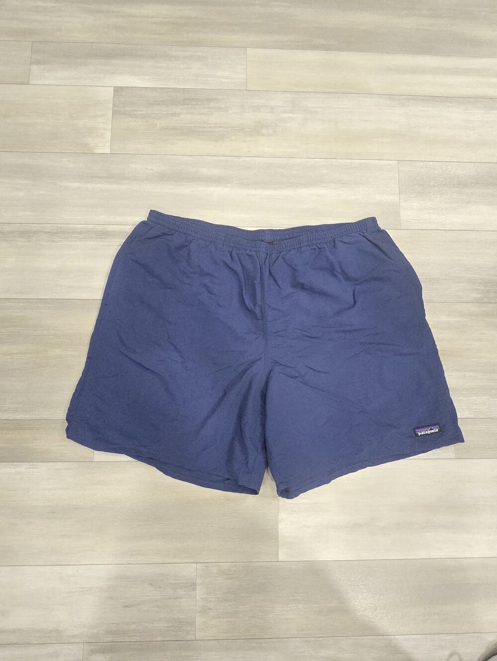 Patagonia Baggies Shorts XXL Navy Blue Mesh Lined Swim Hiking Outdoor Men's